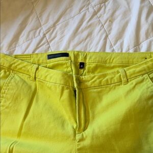 GX by Gwen Stefani Yellow Cropped Pants